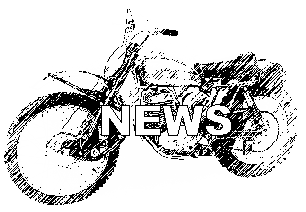 graphic of motorcycle that says news